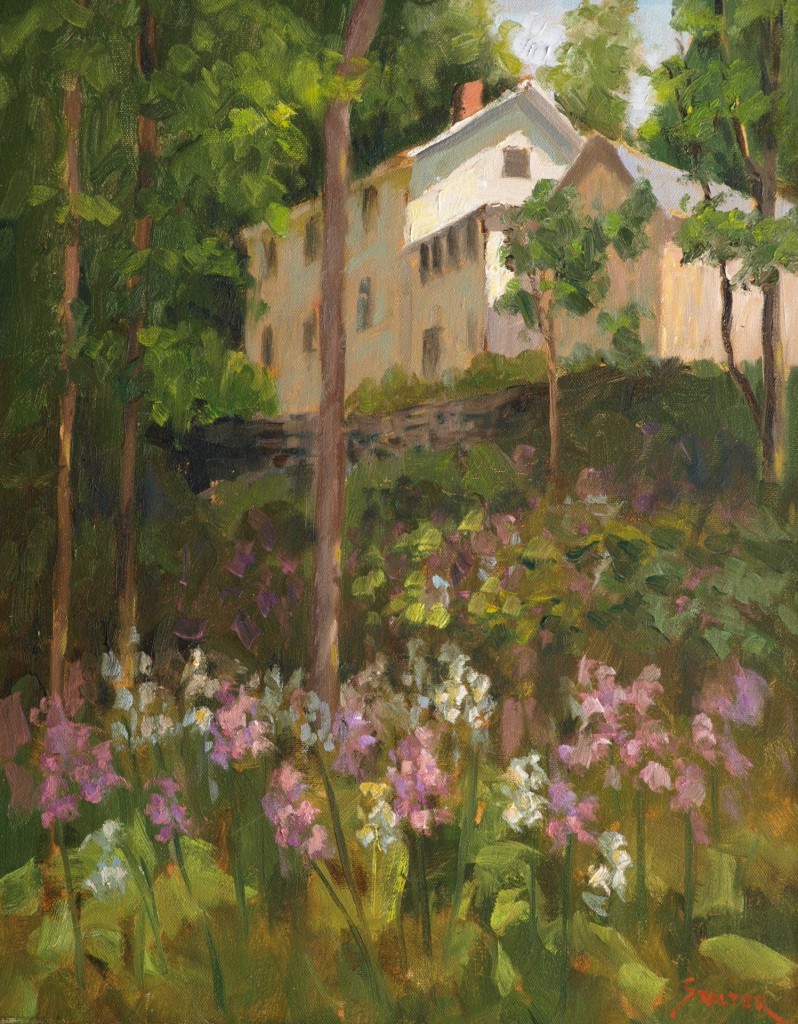 Phlox in the Valley, Oil on Canvas, 20 x 16 Inches, by Richard Stalter, $400